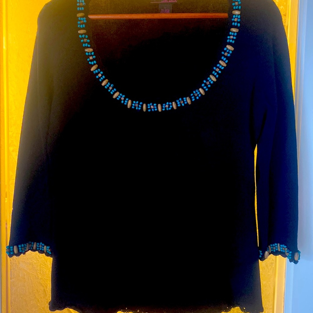 Vintage WILLl SMITH BEADED SWEATER-matching pants sold separately-will Bundle👍